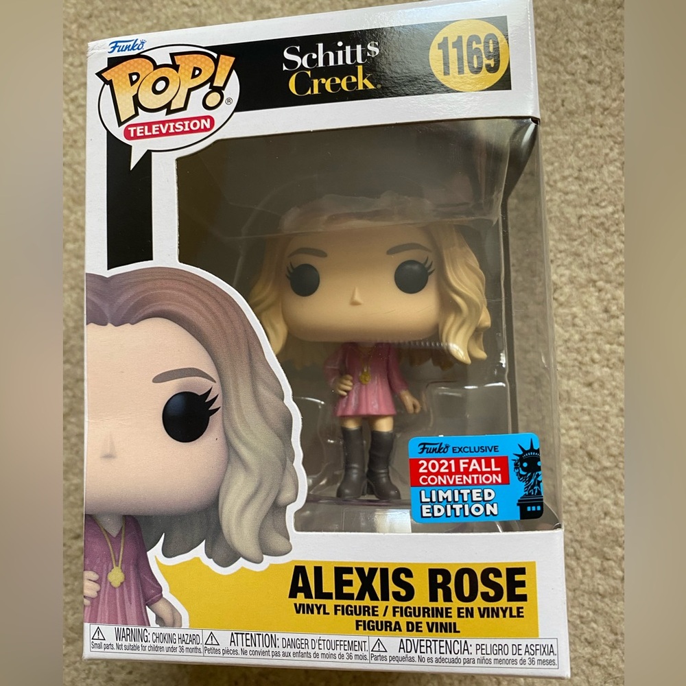 Funko Pop + Pop Stack! Schitt's Creek Alexis Rose 2021 NYCC Exclusive *Mint NIB